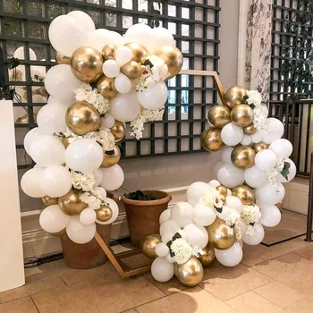 

Wedding Decoration Macaron Arch Balloons Wedding Party Garland Ballon Blanc Wed Parti Decor Christening Favors