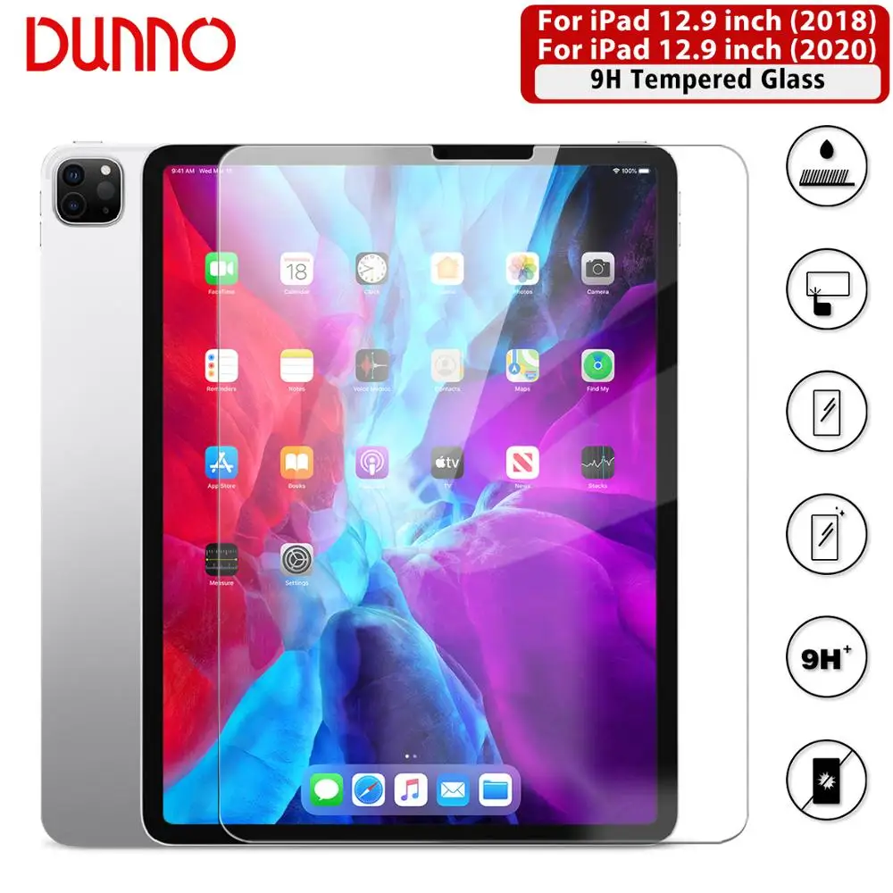 Для 2020 iPad Pro 12 9 Защитное стекло для экрана Apple 2018 закаленное A ipad Защитная пленка |