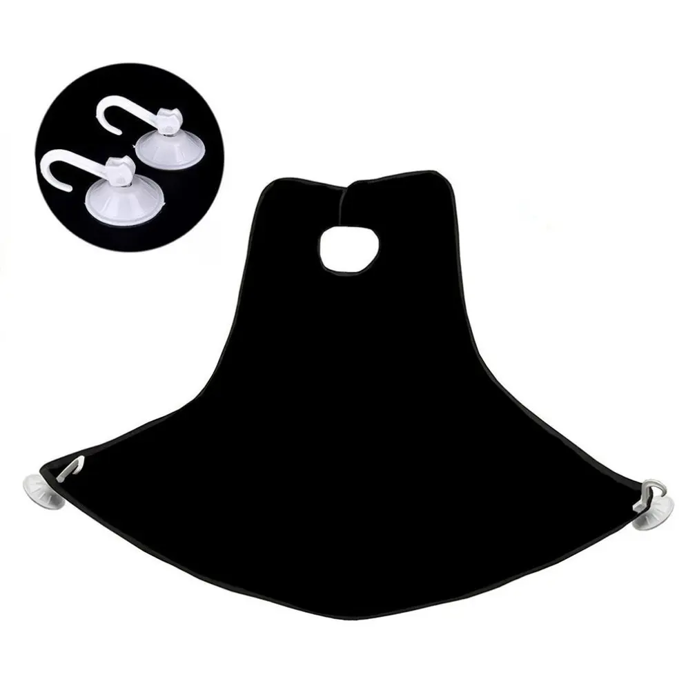 Black 1 шт. бритье накидка для бороды Diy Личная ткань для бритья Wai ткань краска для волос тканевый платок для бритья борода платок для бритья инструменты - Цвет: Black