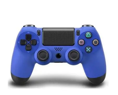 Для sony Ps4 Bluetooth беспроводной контроллер для Playstation 4 беспроводной двойной шок вибрации джойстик геймпады для Ps4 контроллер - Цвет: Синий