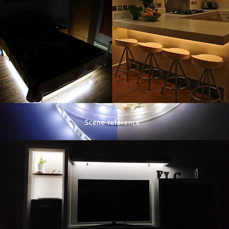 5m White LED Strip SMD 2835 5050 Warm WhiteCold White Flexible LED Strip DC 12V 2835 LED Tape Light No Waterproof 60ledsM (2)