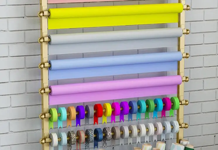 Washi Tape Organizer Removable Multifunctional Wire Rack Ribbon