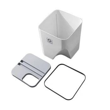 

1pcs Kitchen Trash Can Recycle Bin Stacked Sorting Trash Bin Family Dry And Wet Separation Waste Bin Rubbish Bin for Bathroom