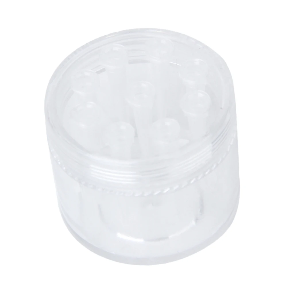 Round Shrimp Feeding Dish with 8 Holes Aquarium Tank Planaria Trap Catcher