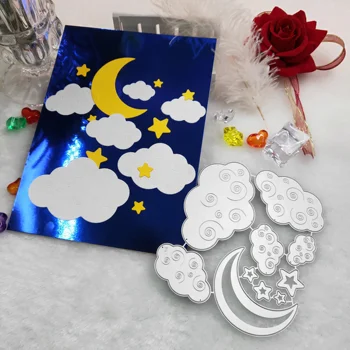 

Cloud, star, moon metal cutting dies 2019 new DIY scrapbook album paper card decorative crafts embossing mould