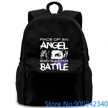 

Alita - Battle Angel Face of An Angel Black Cool for Male women men backpack laptop travel school adult student