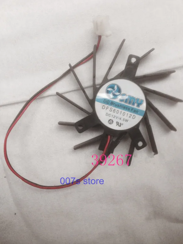 Новый вентилятор охлаждения для SMY DFS601012D DC 12 В 4 5 Вт 5510 см 55 мм 55*55*10 шаг 35*35*27 Isosceles Y