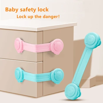 

9pcs/ Right Angle baby safety lock Baby safety protection Multifunctional safety lock Keep hands from getting pinched Baby safe