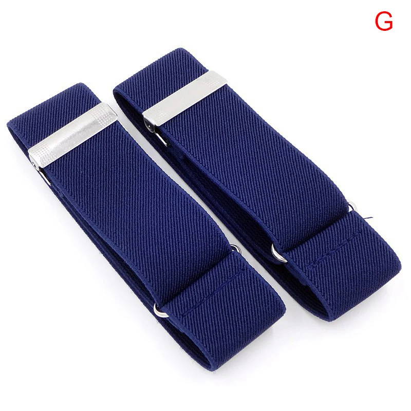 1 Pair Men Shirt Adjustable Armband Sleeve Garter Bartender Cuff Holder Fashion Arm Band Hold Up