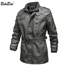 BOLUBAO, новинка зимы, мужские кожаные куртки, мужские Модные Повседневные Пальто из искусственной кожи, мужская кожаная куртка, брендовая одежда
