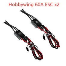 2 pièces Hobbywing Xrotor PRO 60A RC contrôleur de vitesse électrique sans brosse