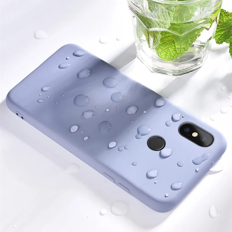 

Zeallion For Xiaomi 8 Lite 9 SE Mix 3 2s Redmi 6 Pro 6A 6 Note7 Liquid Silicone Rubber Soft TPU Back Cover Shockproof Phone Case