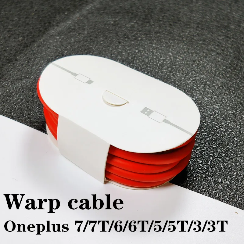 1 M/2 M Oneplus Dash кабель 4A/5A USB 3,1 деформационный Тип C кабель для быстрой зарядки для Onplus 7 Pro 6 6t 5 5t 3t - Цвет: 1M Warp Dash cable