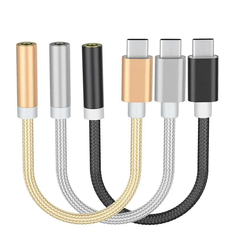 

Type-C To 3.5mm Jack Converter Earphone Audio Adapter USB C To 3.5 Mm Headphone Aux Cable for Huawei P20 P30 Pro Mate 10 20 Lite