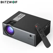 Blitzwolf BW-VP1 ЖК-проектор 2800 люмен поддержка 1080P вход несколько портов Портативный Умный домашний кинотеатр с пультом дистанционного управления