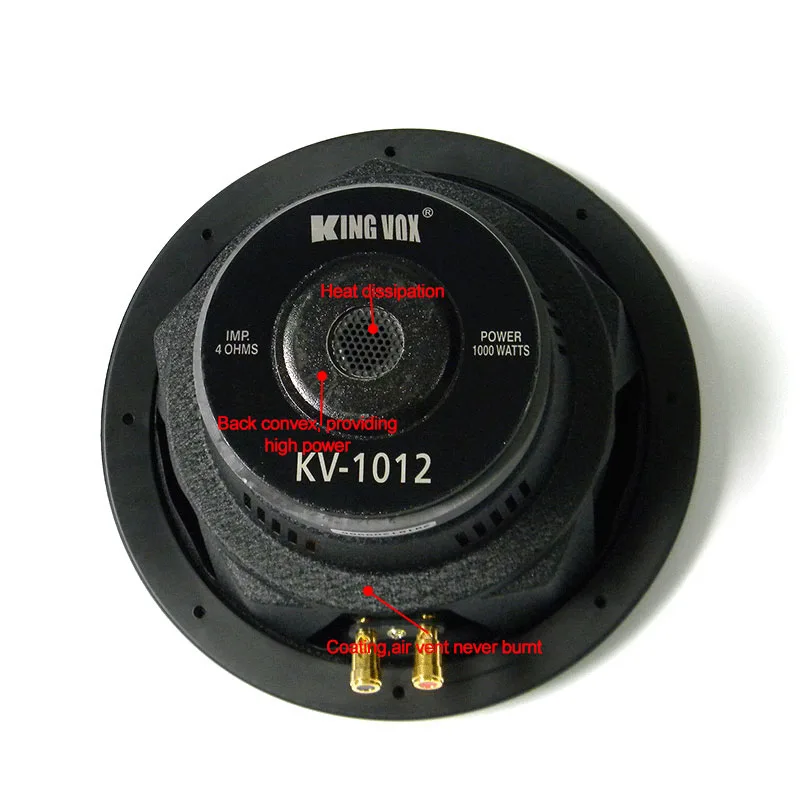 10 дюймов Автомобильный Динамик бас мощный 1000W 4Ohm автомобиля Авто громкий s