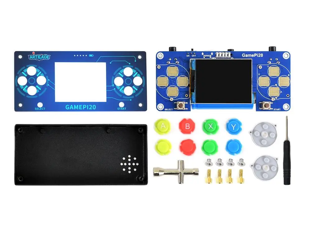 Waveshare GamePi20 аксессуары, дополнение для Raspberry Pi Zero/Zero W/Zero WH для сборки GamePi20