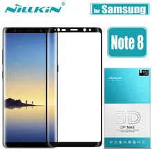 Для samsung Galaxy Note 8 Защитная пленка для экрана Nillkin 3D полная клейкая Обложка защитное закаленное стекло для samsung Note8