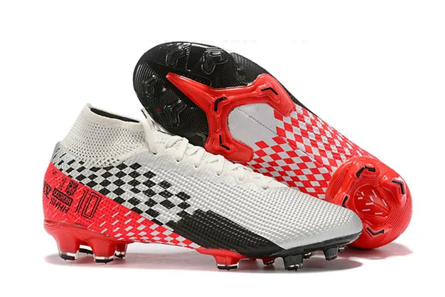 Superfly VI 360 Elite FG KJ 13s CR7 Роналду мужские высокие футбольные бутсы 13 низкие футбольные бутсы Бутсы