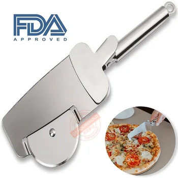 

Cross-Border Exclusively for 430 Stainless Steel Pizza Hob Pizza lun dao pi sa dao jie bing dao Triangle Cake