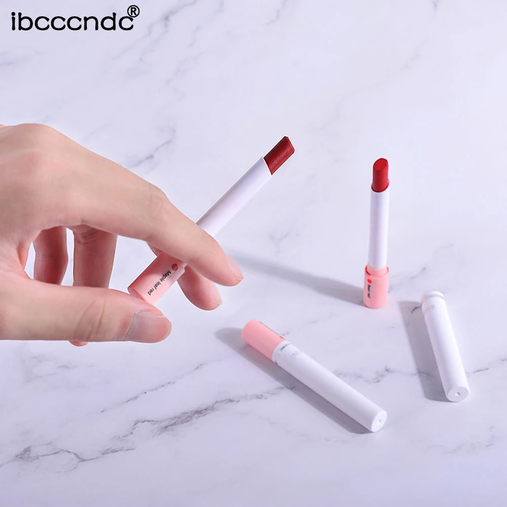 Creative Cigarette Lipstick Set 4 Colors Matte Long Lasting Waterproof Matt Lip Stick Tube Nude Red Lips Makeup