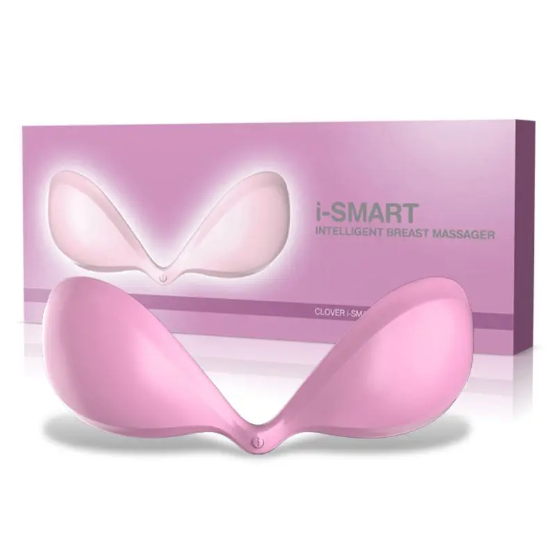  Electric Breast Massager USB Rechargeable Wireless Invisible 16 Mode Mobile Phone Control Anti Ches