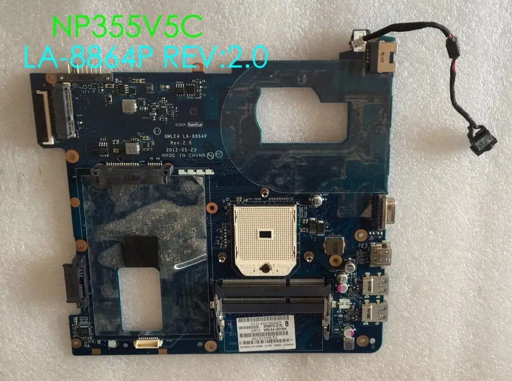 Материнская плата для Samsung NP355V5C материнская ноутбука 100% тестирование Полная