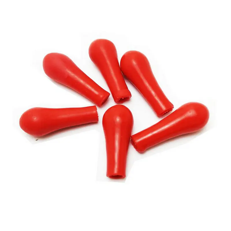 

100pcs/lot Red Rubber Suction Ball Suitable for Glass Graduated Transfer Pipette Dropper Bottle