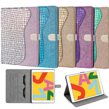 

HYYGEDeal Tablet cases Bling Laser Magnetic Wallet ID Card Holder Leather for Samsung Galaxy Tab S6 10.5 T860 T865