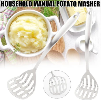 

Stainless Steel Potato Masher Potato Rice Vegetable Fruit Smasher Food Presser Portable Kitchen Tool LAD-sale