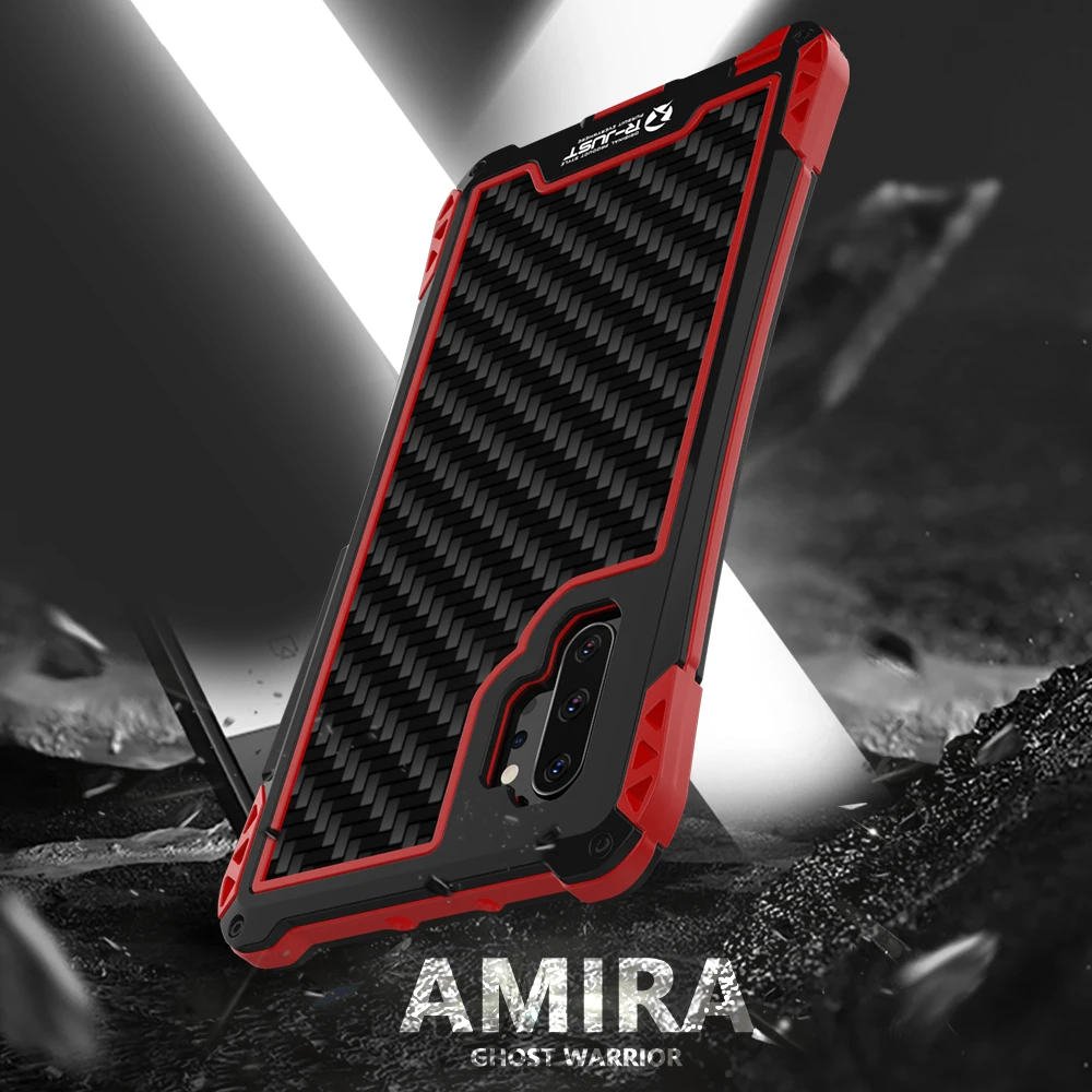 

R-JUST Shockproof Armor Phone Case For Samsung Note 10 Plus Waterproof Hard Cases For Samsung Galaxy note 10 note10 plus Coque