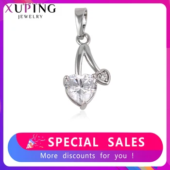 

Xuping Fashion Simple Heart Style Pendant High Quality Charm Design Jewelry Plated Christmas Gift S55.1-32857