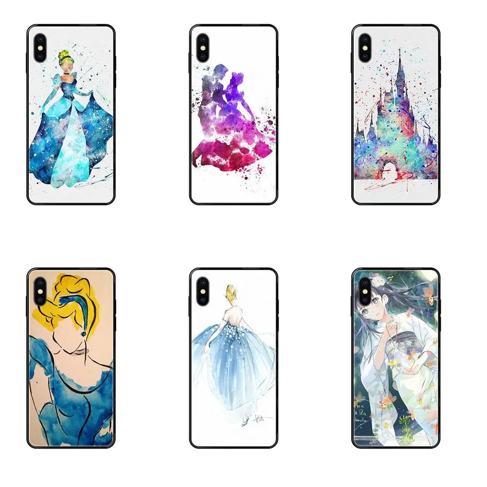 ТПУ новый стиль для Xiaomi Mi Mix 2S Redmi 3S 4X 4A 5 5A 5X 6 6A 6X 7 8 8A 8T 9A K20 Pro Plus Золушка акварель |