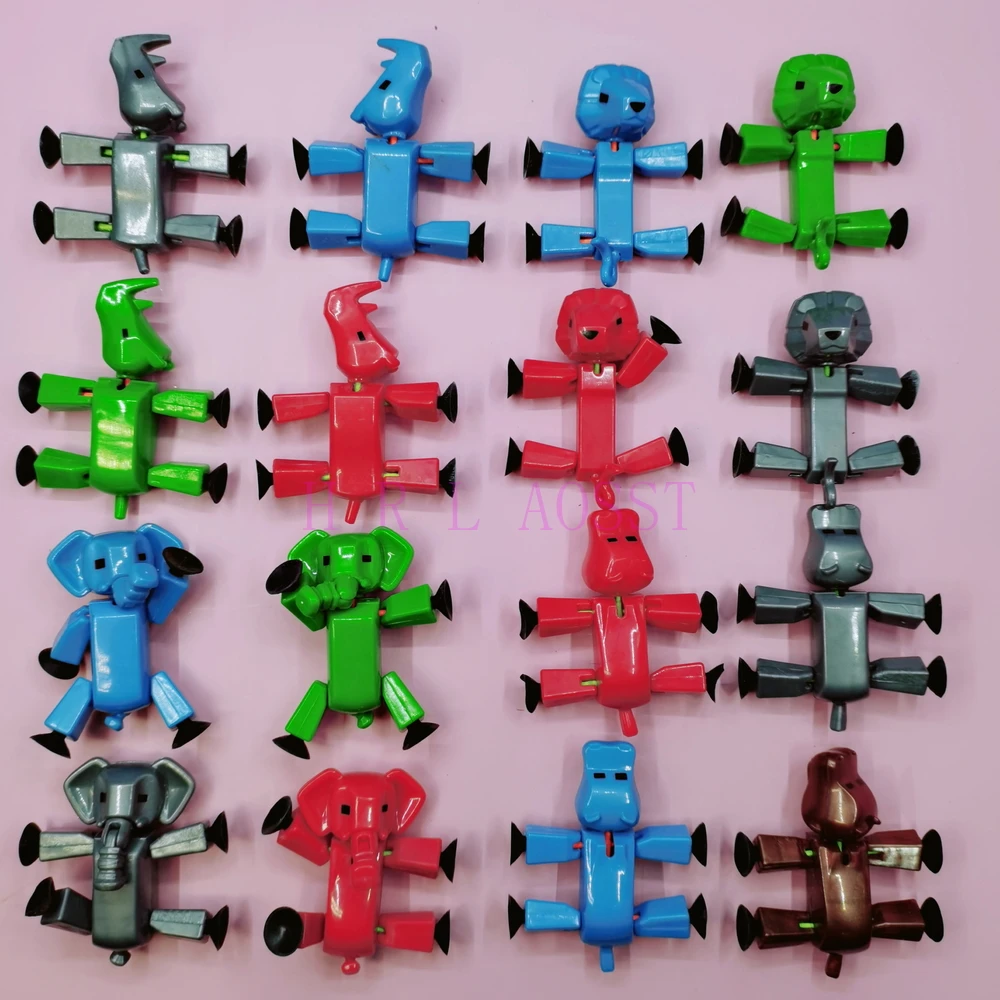 8cm Sticky Robot Action Toy Sucker Studio Articulated Sucker Children  Birthday Gift Stickboat Novel Toys For Kid Figure Stikbot