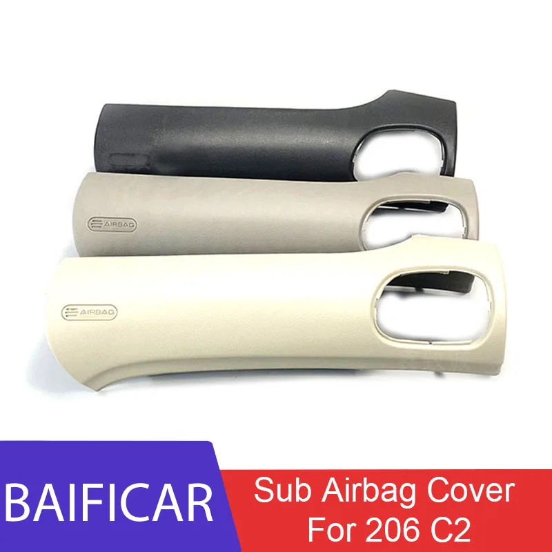 

Baificar Brand New 1 PCS Plastic Three Color High Quality Solid Durable Sub Airbag Cover Panel For Peugeot 206 Citroen C2