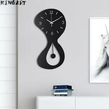 

Modern Design Wall Clocks Living Room Bedroom Kid Room Decoration Big Wall Watches Metal Wall Watch Art