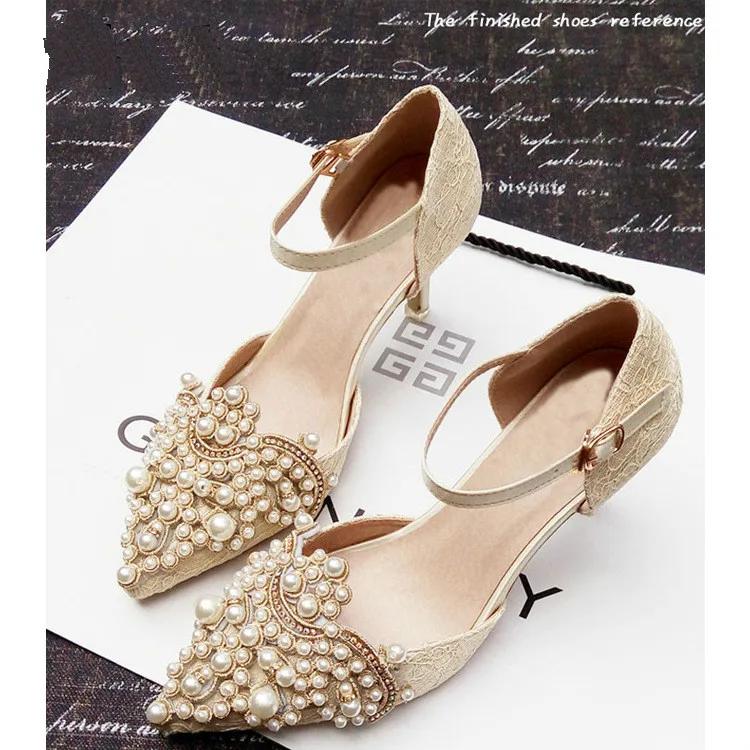 Корейская версия жемчужной маленькой короны модная обувь цветок DIY ботинок ручной работы ювелирные изделия популярная жемчужина обувная Пряжка обувь аксессуары