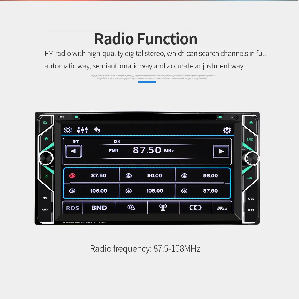 2 Din Автомобильная Радио TF Bluetooth автомобильный DVD мультимедийный плеер для Toyota Corolla Camry MR2 Prado RAV4 Yaris 7 ''Авторадио аудио стерео