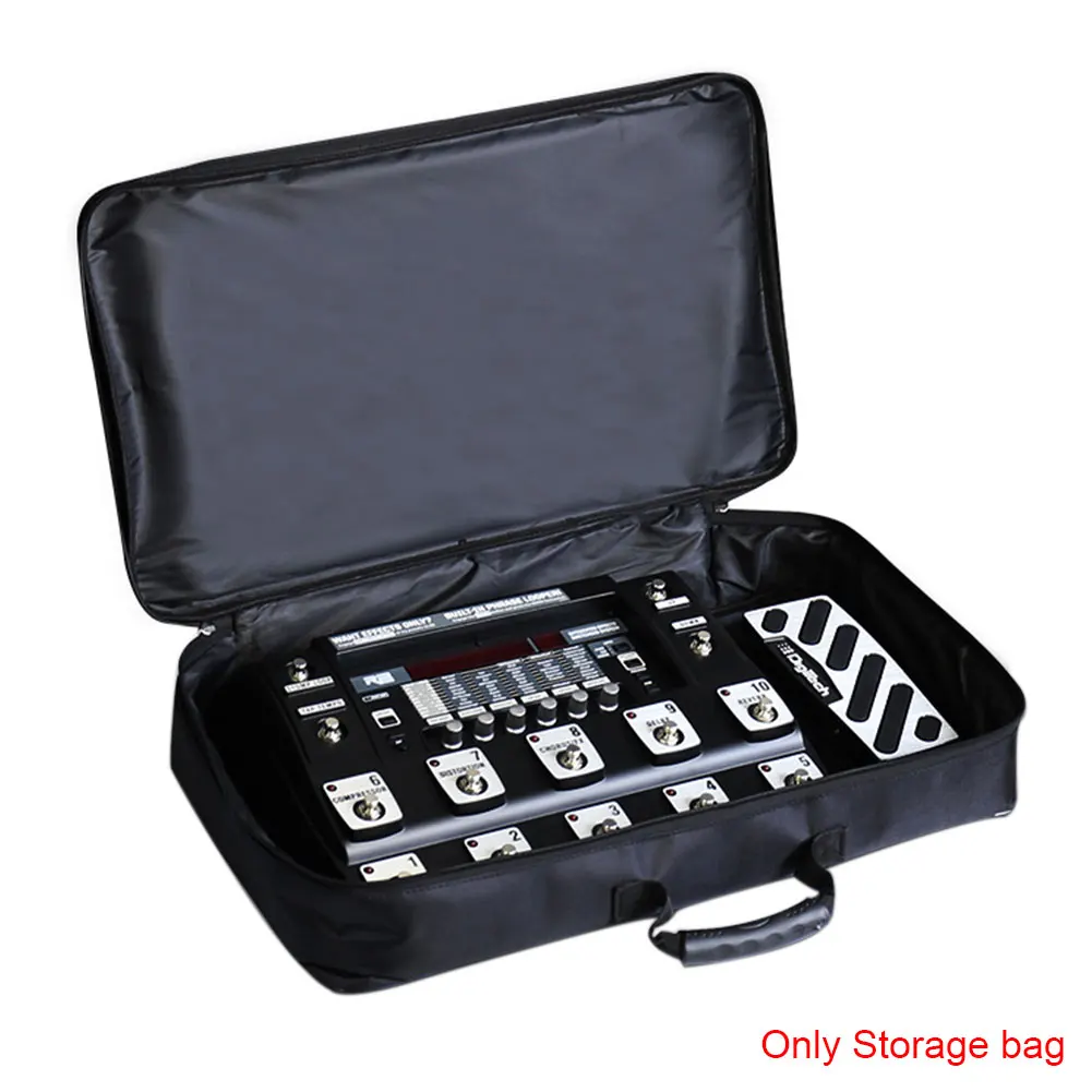 

Closure Pedal Board Durable Oxford Fabric Guitar Effect Storage Bag String Instrument Waterproof Anti Scratch Hand Strap