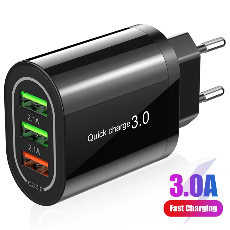 Зарядное устройство с 3 USB портами 18 Вт|Зарядные устройства| |