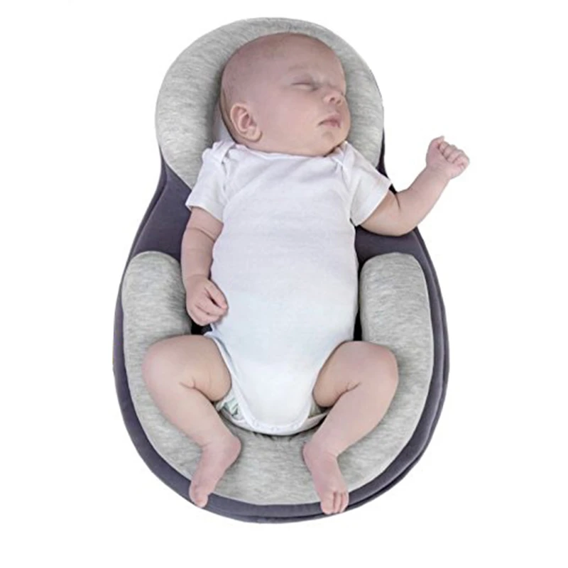 Baby Stereotypes Pillow Infant Newborn Anti-Rollover Mattress Pillow for 0-12 Months Baby Sleeping Positioning Pad Cotton Pillow
