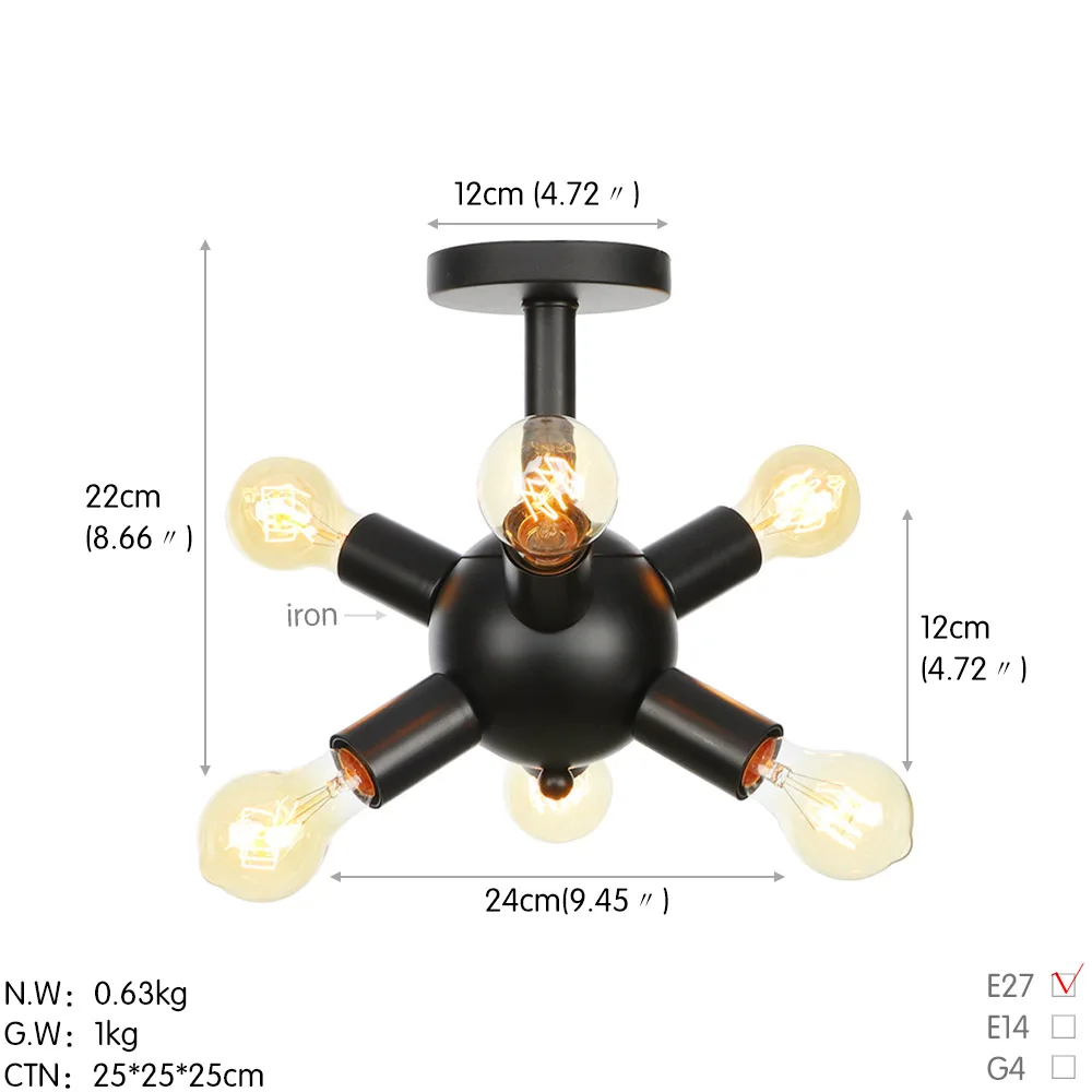 X0001-6亚黑 尺寸图 英文版