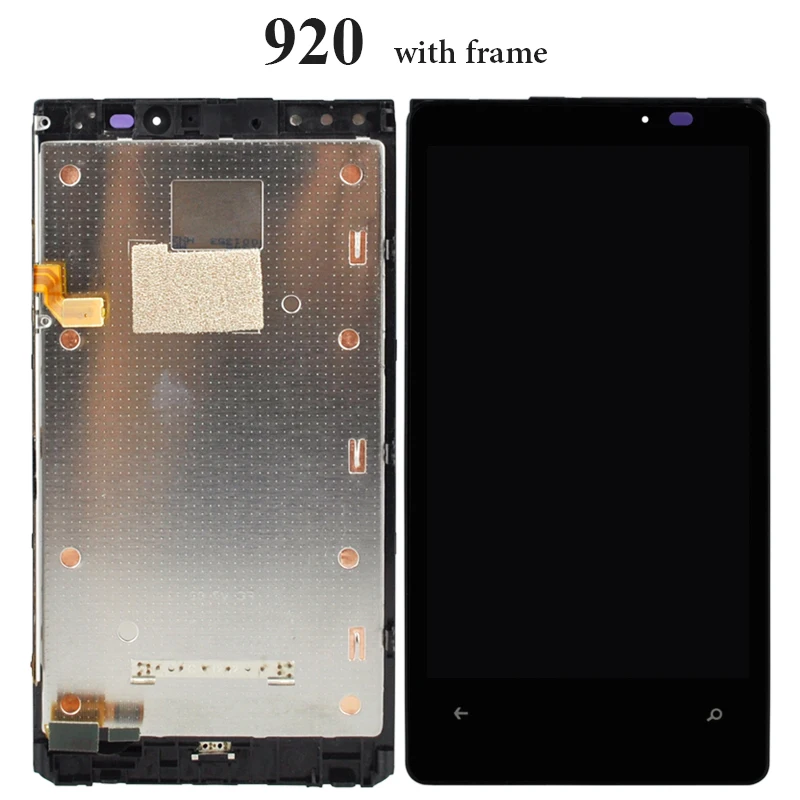 Для Microsoft Nokia Lumia 720 920 800 ЖК дисплей с сенсорным экраном в сборе заменой рамки для N9