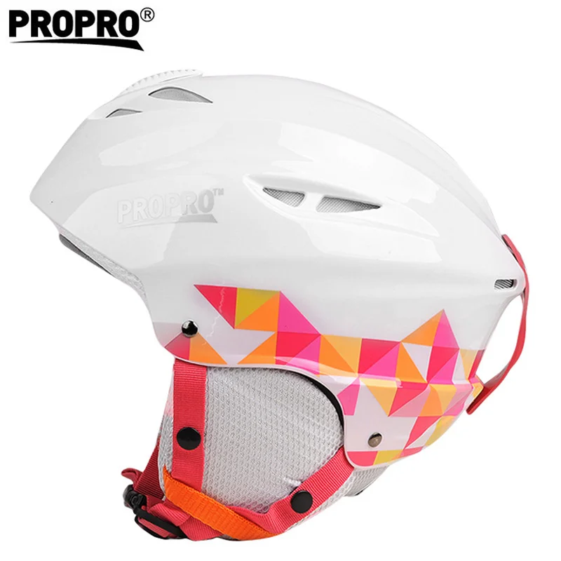 

PROPRO lightweight and comfortable ski helmet material buckle sports protective warm helmet