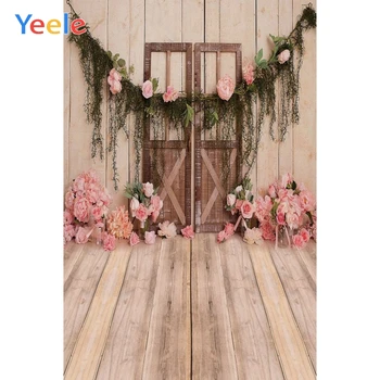

Room Interior Wood Board Floor Flower Baby Shower Backdrop Photography Background For Photo Studio Photographic Backgrounds Prop