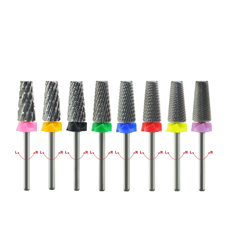 

7.00mm 5 in 1 Cross Cut (Fastest Remove Acrylics or Gels) Long Shank Used for Europe - WILSON Carbide Nail Drill Bit