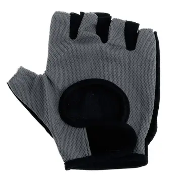 

Sport mesh moitié-doigt gants haltérophilie musculation d'exercice formation DXAA