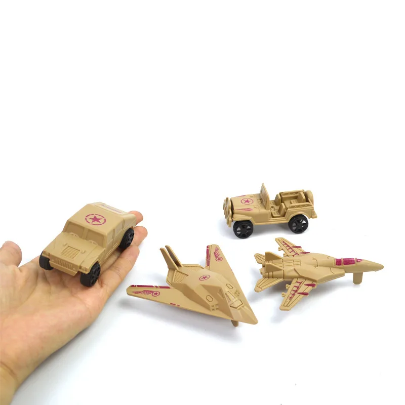 

Mini Airplane Chariot Model Toy Nostalgic Toy Military Model Battle Airplane Toy Car 16 Only