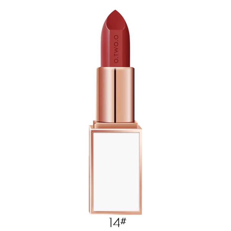 20 Colors Semi-Matte Lipstick Lip Makeup Lipstick Long Lasting Matte Beauty Tools labiales batom Lips Tint D1