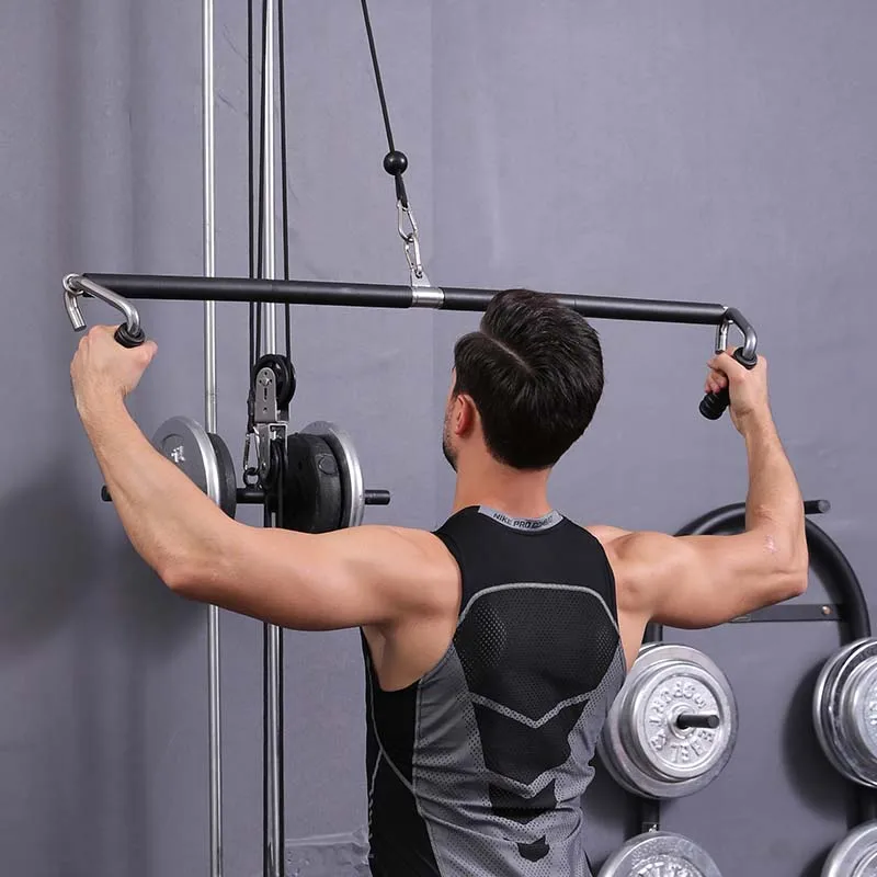 Straight Arm Lat Pulldown Resistance Band